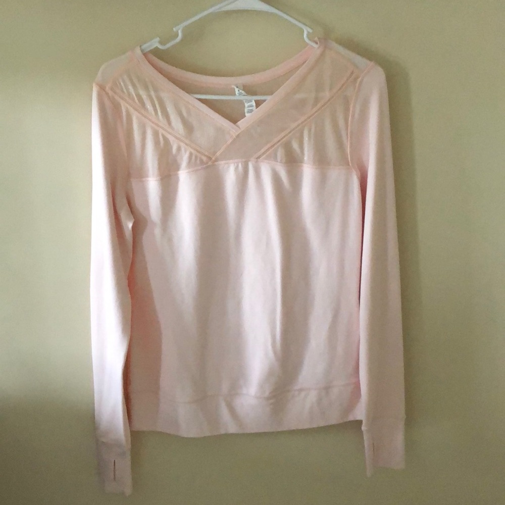 Lululemon Mesh Pink Top